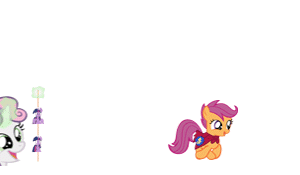 Size: 300x175 | Tagged: safe, artist:heir-of-rick, artist:theelinker, character:apple bloom, character:big mcintosh, character:scootaloo, character:sweetie belle, character:twilight sparkle, character:twilight sparkle (alicorn), species:alicorn, species:earth pony, species:pegasus, species:pony, species:unicorn, animated, cutie mark crusaders, dialogue, drawing, emote story, gif, magic, male, ponymotes, rope, simple background, white background