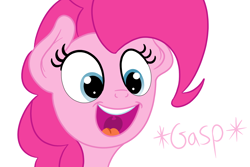 Size: 1500x1000 | Tagged: safe, artist:trimara, character:pinkie pie, species:pony, episode:filli vanilli, g4, my little pony: friendship is magic, faec, gasp, solo