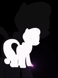 Size: 1152x1536 | Tagged: safe, artist:flamevulture17, character:bon bon, character:sweetie drops, silhouette, wallpaper