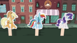 Size: 1280x720 | Tagged: safe, artist:heir-of-rick, artist:theelinker, character:applejack, character:fluttershy, character:pinkie pie, character:rainbow dash, character:rarity, species:pony, 60 fps, animated, canterlot, cody simpson, crystal empire, crystal heart, everfree forest, la da dee, manehattan, noise warning, saddle bag, sound, webm, youtube link