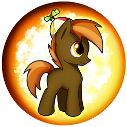 Size: 2539x2539 | Tagged: safe, artist:flamevulture17, character:button mash, species:pony, clothing, hat, male, orb, propeller hat, solo