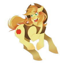 Size: 1359x1221 | Tagged: safe, artist:nemovonsilver, character:braeburn, species:earth pony, species:pony, male, simple background, solo, stallion, transparent background