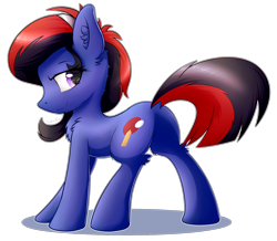 Size: 2238x1954 | Tagged: safe, artist:sentireaeris, oc, oc only, oc:shotsie, species:earth pony, species:pony, bedroom eyes, chest fluff, female, lidded eyes, mare, plot, simple background, smiling, solo, transparent background