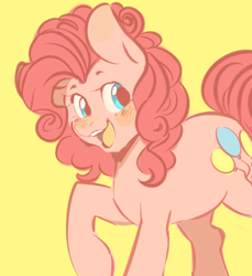 Size: 500x546 | Tagged: safe, artist:clayterran, character:pinkie pie, species:earth pony, species:pony, smiling, solo