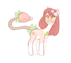 Size: 2280x2024 | Tagged: safe, artist:kapusha-blr, oc, oc only, augmented tail, original species, plant, solo, tail