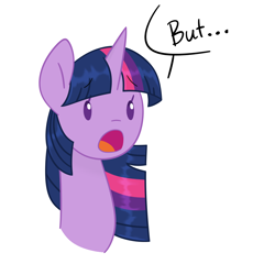 Size: 1058x1148 | Tagged: safe, artist:chautung, character:twilight sparkle, species:pony, dialogue, solo
