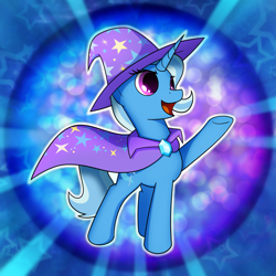 Size: 2539x2539 | Tagged: safe, artist:conniethecasanova, artist:flamevulture17, edit, character:trixie, species:pony, species:unicorn, cape, clothing, female, hat, mare, trixie's cape, trixie's hat