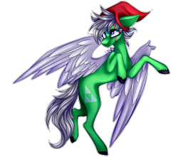 Size: 1586x1400 | Tagged: safe, artist:immagoddampony, oc, oc:winter, species:pegasus, species:pony, colored wings, female, mare, simple background, solo, transparent background
