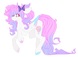 Size: 1024x759 | Tagged: safe, artist:immagoddampony, oc, oc only, oc:milkshake pop, species:pegasus, species:pony, colored wings, female, mare, multicolored wings, simple background, solo, transparent background