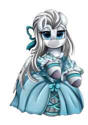 Size: 1254x1781 | Tagged: safe, artist:pridark, oc, oc only, oc:crystal eclair, species:pony, clothing, commission, dress, female, mare, simple background, smiling, transparent background, ych result