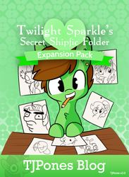 Size: 889x1215 | Tagged: safe, artist:tjpones, oc, oc:tjpones, species:pony, twilight sparkle's secret shipfic folder