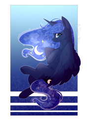 Size: 1080x1532 | Tagged: safe, artist:twinkepaint, character:princess luna, species:alicorn, species:pony, cute, female, mare, solo