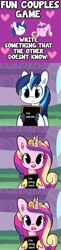 Size: 993x4066 | Tagged: safe, artist:tjpones, edit, editor:shitsandgiggles, character:princess cadance, character:shining armor, species:pony, species:unicorn, adultery, chalkboard, comic, female, fun couples game meme, great minds think alike, infidelity, male, mare, meme, pregnant, stallion