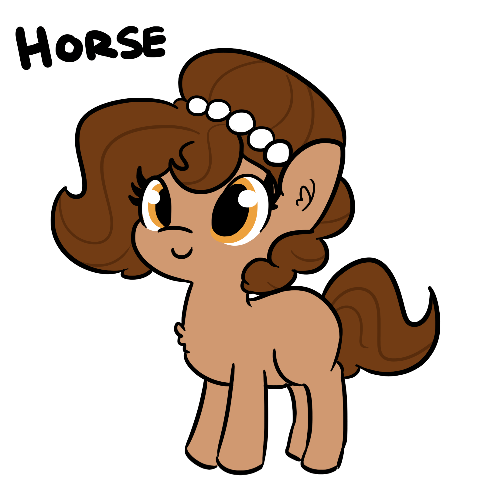 Size: 1650x1650 | Tagged: safe, artist:tjpones, oc, oc only, oc:brownie bun, species:earth pony, species:pony, horse wife, animated, bouncing, chest fluff, cute, ear fluff, female, gif, mare, missing cutie mark, ocbetes, simple background, solo, waifu, white background