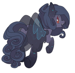 Size: 500x486 | Tagged: safe, artist:clayterran, oc, oc only, oc:astra, species:pegasus, species:pony, flying, simple background, solo, sparkles, stars, transparent background, transparent wings, wings