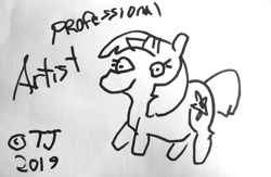Size: 1716x1117 | Tagged: safe, artist:tjpones, character:twilight sparkle, character:twilight sparkle (unicorn), species:pony, species:unicorn, female, lineart, mare, signature, solo, stylistic suck