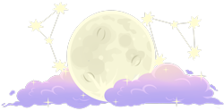 Size: 3475x1726 | Tagged: safe, artist:peachesandcreamated, oc, oc:moonaroon, cloud, constellation, cutie mark, cutie mark only, full moon, moon, no pony, simple background, transparent background