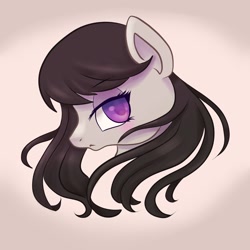 Size: 1280x1280 | Tagged: safe, artist:tuxisthename, character:octavia melody, species:earth pony, species:pony, blushing, female, looking at you, mare, simple background, staring into your soul, tavi