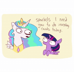 Size: 1372x1336 | Tagged: safe, artist:dsp2003, artist:tjpones, edit, character:princess celestia, character:twilight sparkle, character:twilight sparkle (alicorn), species:alicorn, species:pony, aivo, animated, avo, bad end, collaboration, colored, comic, comic dub, dark comedy, dialogue, disproportionate retribution, execution, female, fifteen.ai, gallows humor, guillotine, imminent death, imminent decapitation, mare, sound, sparkles! the wonder horse!, treason, twibitch sparkle, webm, worth it