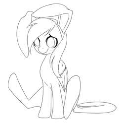 Size: 758x774 | Tagged: safe, artist:rizcifra, character:derpy hooves, species:pegasus, species:pony, female, mare, solo