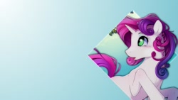 Size: 1920x1080 | Tagged: safe, artist:antiander, artist:shawnyall, character:sweetie belle, solo, wallpaper