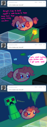 Size: 589x1590 | Tagged: safe, artist:pekou, character:pinkie pie, ask my little chubbies, chubbie, creeper