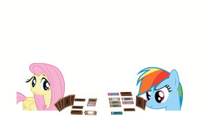 Size: 300x175 | Tagged: safe, artist:theelinker, character:fluttershy, character:pinkie pie, character:rainbow dash, character:twilight sparkle, species:pony, animated, card, cosplay, emote story, emotes, exodia, implied kuriboh, ponymotes, vulgar, yu-gi-oh!