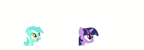 Size: 500x175 | Tagged: safe, artist:theelinker, character:bon bon, character:fluttershy, character:lyra heartstrings, character:rainbow dash, character:scootaloo, character:sweetie drops, character:twilight sparkle, species:pegasus, species:pony, episode:it ain't easy being breezies, g4, my little pony: friendship is magic, animated, bon bon is not amused, emote story, emotes, funny, library, ponymotes, species swap, vulgar
