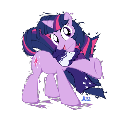 Size: 2953x2835 | Tagged: safe, artist:blue-paint-sea, character:twilight sparkle, clothing, high res, scarf, solo