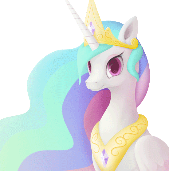Size: 550x559 | Tagged: safe, artist:rodrigues404, character:princess celestia, species:alicorn, species:pony, animated, cute, cutelestia, female, flowing mane, looking at you, mare, portrait, simple background, smiling, solo, three quarter view, transparent background