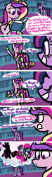 Size: 600x2040 | Tagged: safe, artist:frostedwarlock, character:mayor mare, character:princess cadance, character:shining armor, character:twilight sparkle, character:twilight sparkle (alicorn), species:alicorn, abbott and costello, comic, gleaming shield, rule 63, tumblr, who's on first?