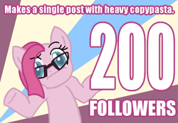 Size: 650x450 | Tagged: safe, artist:frostedwarlock, character:pinkamena diane pie, character:pinkie pie, ask, diane pie, glasses, looking at you, shrug, shrugpony