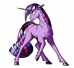 Size: 2430x2226 | Tagged: safe, artist:akweer, character:twilight sparkle, character:twilight sparkle (unicorn), species:pony, species:unicorn, female, floppy ears, mare, serious, serious face, simple background, solo, white background