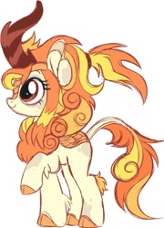 Size: 908x1260 | Tagged: safe, artist:prince-lionel, oc, oc:cinder spirit, species:kirin, episode:sounds of silence, g4, my little pony: friendship is magic, cute, movie accurate