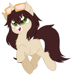 Size: 1024x1072 | Tagged: safe, artist:prince-lionel, oc, oc only, oc:cinnamon fawn, species:pony, species:unicorn, cute, female, glasses, mare, movie accurate, ocbetes, simple background, solo, transparent background