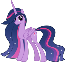 Size: 4197x4000 | Tagged: safe, alternate version, artist:melisareb, character:twilight sparkle, character:twilight sparkle (alicorn), species:alicorn, species:pony, episode:the last problem, g4, my little pony: friendship is magic, .svg available, absurd resolution, female, inkscape, looking at you, mare, missing accessory, princess twilight 2.0, simple background, solo, transparent background, ultimate twilight, vector