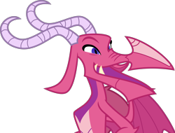 Size: 5253x4000 | Tagged: safe, artist:melisareb, species:dragon, episode:sweet and smoky, g4, my little pony: friendship is magic, .svg available, absurd resolution, ballista, bust, character:ballista, cute, diaballista, dragoness, female, inkscape, simple background, solo, transparent background, vector