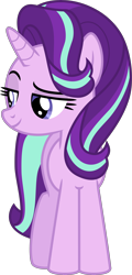 Size: 4000x8337 | Tagged: safe, artist:melisareb, character:starlight glimmer, species:pony, species:unicorn, episode:a-dressing memories, .svg available, absurd resolution, dreamworks face, female, inkscape, lidded eyes, mare, simple background, solo, transparent background, vector