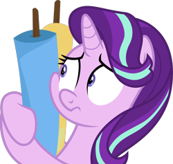 Size: 4213x4000 | Tagged: safe, artist:melisareb, character:starlight glimmer, species:pony, species:unicorn, episode:a-dressing memories, .svg available, absurd resolution, bust, female, inkscape, mare, shrunken pupils, simple background, solo, squishy cheeks, transparent background, vector