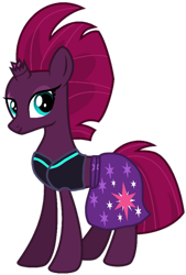 Size: 725x1074 | Tagged: safe, artist:melisareb, artist:徐詩珮, base used, edit, character:fizzlepop berrytwist, character:tempest shadow, species:pony, species:unicorn, series:sprglitemplight diary, series:sprglitemplight life jacket days, series:springshadowdrops diary, series:springshadowdrops life jacket days, alternate universe, clothing, cute, simple background, transparent background, vector edit