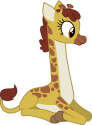 Size: 4000x5427 | Tagged: safe, artist:melisareb, character:clementine, episode:yakity-sax, g4, my little pony: friendship is magic, .svg available, absurd resolution, female, giraffe, simple background, sitting, solo, transparent background, vector