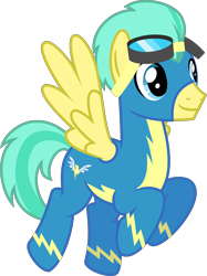 Size: 4000x5348 | Tagged: safe, artist:melisareb, character:pickle barrel, species:pegasus, species:pony, .svg available, absurd resolution, clothing, cute, flying, goggles, male, older, older pickle barrel, picklebetes, show accurate, simple background, solo, stallion, transparent background, uniform, vector, wings, wonderbolts uniform