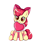 Size: 612x792 | Tagged: safe, artist:autumn--rush, character:apple bloom, species:earth pony, species:pony, g4, adorabloom, bow, cute, female, filly, full face view, hair bow, heart, looking at you, simple background, sitting, solo, transparent background, young