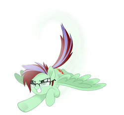 Size: 1280x1189 | Tagged: safe, artist:prince-lionel, oc, oc only, oc:ember heartshine, species:pegasus, species:pony, g4, feathered wings, flying, glasses, male, movie accurate, nyoom, simple background, solo, spread wings, stallion, transparent background, wings