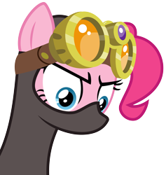 Size: 4741x5000 | Tagged: safe, artist:ambassad0r, character:pinkie pie, episode:pinkie spy, episode:the crystal empire, g4, my little pony: friendship is magic, my little pony:equestria girls, absurd resolution, goggles, simple background, transparent background, vector