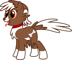 Size: 5000x4184 | Tagged: safe, artist:ambassad0r, character:winona, absurd resolution, bone, collar, ponified, simple background, transparent background