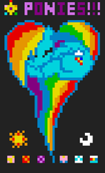 Size: 188x310 | Tagged: safe, character:rainbow dash, april fools, cutie mark, heart pony, r/place, reddit
