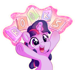Size: 1200x1100 | Tagged: safe, artist:bobdude0, character:twilight sparkle, character:twilight sparkle (unicorn), species:pony, species:unicorn, adorkable, book, bookhorse, cute, dork, female, filly, filly twilight sparkle, levitation, magic, solo, telekinesis, that pony sure does love books, twiabetes, underhoof, weapons-grade cute, younger