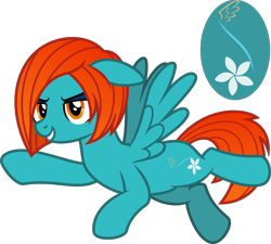 Size: 3337x3000 | Tagged: safe, artist:ambassad0r, oc, oc only, oc:jasmine jazz, species:pegasus, species:pony, ponyscape, .svg available, cutie mark, female, flying, high res, inkscape, mare, simple background, solo, transparent background, vector