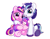 Size: 1400x1100 | Tagged: safe, artist:bobdude0, character:princess cadance, character:princess flurry heart, character:shining armor, species:alicorn, species:pony, species:unicorn, ship:shiningcadance, baby, baby pony, cute, cutedance, dawwww, eyes closed, family, female, flurrybetes, looking at you, male, mare, shining adorable, shipping, simple background, sleeping, smiling, stallion, straight, tail wrap, transparent background